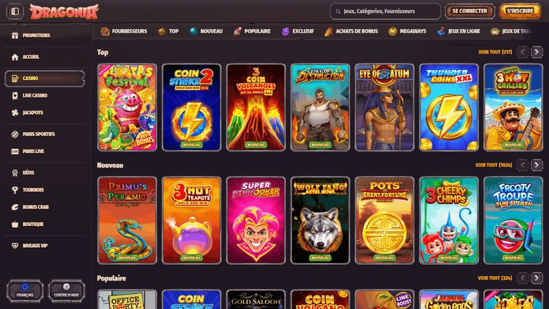 Explorez casino dragonia